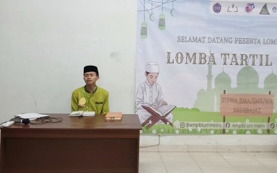 Hana Ramadhani dan M. Duma Kembali Wakili Pondok Modern Al Furqon pada Lomba Tartil Tingkat Provinsi Lampung