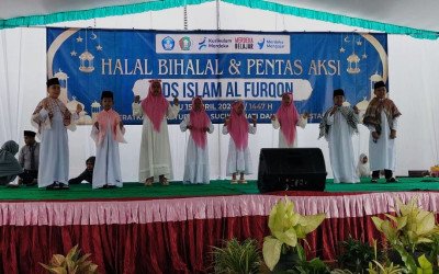 Ratusan Siswa Ramaikan Pentas Aksi SDS Islam Al Furqon